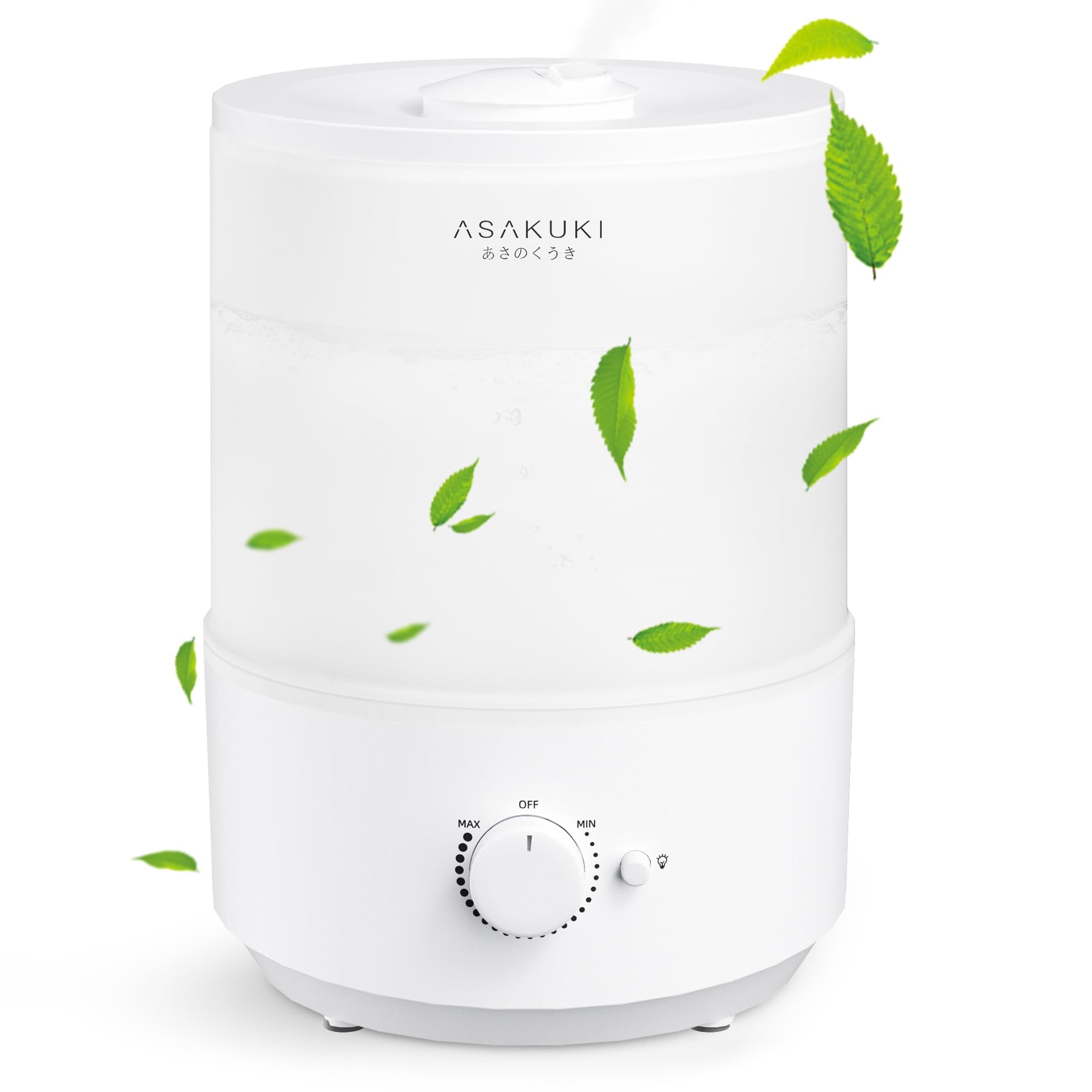 Amazon.co.jp: ASAKUKI 加湿器 卓上 3L 30時間連続コスパ最強 静音 上